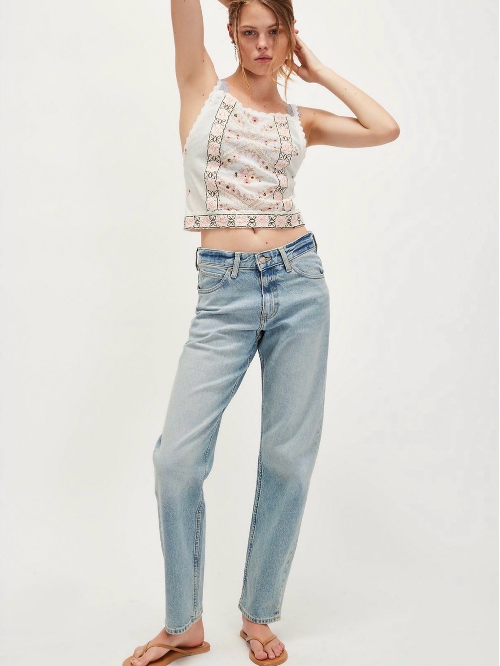 Lee Rider Classic Straight Jeans- Free People